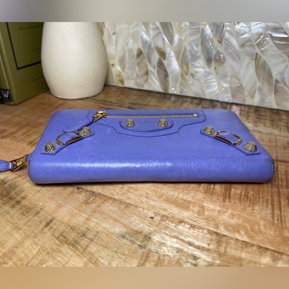 BALENCIAGA Leather Agneau Money Long Zippy Wallet - Picture 2 of 7